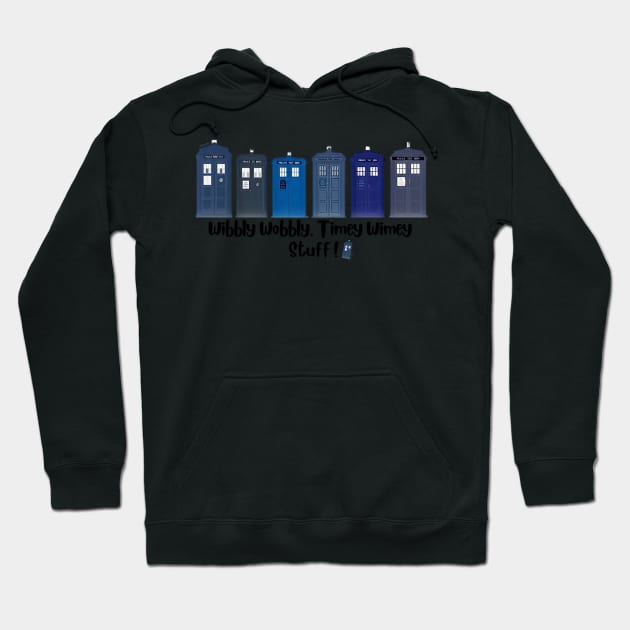 Wibbly wobbly, Timey Wimey Stuff Hoodie by AlisiaArt